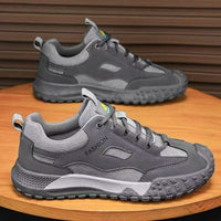 Homens Primavera 2025 Novos Sapatos Desportivos Duráveis para Caminhadas Casuais Mesh Trabalho de Construção Sapatos de Proteção Laboral