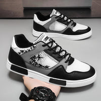Sapatos masculinos de malha fina, respiráveis, respiráveis de verão, sapatos desportivos masculinos de malha oca, casuais, leves, modernos e versáteis