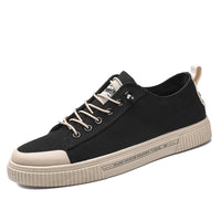 Sapatos de Homem 2024 Primavera Novos Sapatos de Lona Respirável Sapatos de Madeira Casuais Modernos Sapatos de Tecido Versáteis Sapatos de Homem