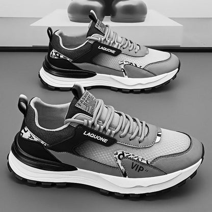 Sapatos de homem Forrest Gan, sapatos finos de malha de rede de verão, desporto juvenil, casuais, ténis da moda e resistentes a odores