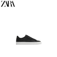ZARA 2026 Primavera/Verão Novos Sapatos Masculinos Tênis Básico Simples com Cadarço e Bico Redondo Leve 2200720 800