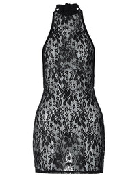Vestido sexy de renda ao estilo europeu e americano, max, sem costas, ajustado às ancas, indispensável para discoteca, dropshipping