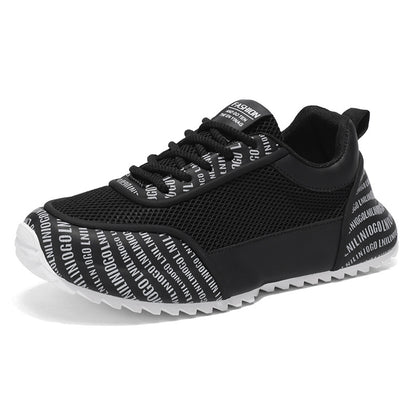 Sapatos de Homem: 2025 Primavera/Verão Novo Moderno Confortável, Grosso, Baixo, Versátil, Resistente ao Desgaste, Com Sola Suave em Malha Antiderrapante, Calçado Desportivo Casual