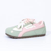 Os novos ténis de ballet de sola fina da Warrior, sapatos casuais com duplo atacador e estilo casual, versáteis, leves e confortáveis para mulheres