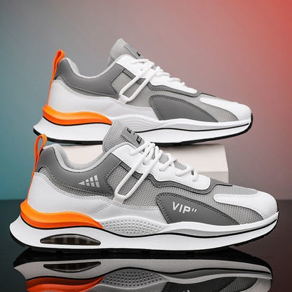 Sapatilhas de primavera para homem: novas sapatilhas desportivas casuais respiráveis e versáteis da Agan's, sapatilhas de corrida em malha para homem, sapatilhas da moda para homens Dad