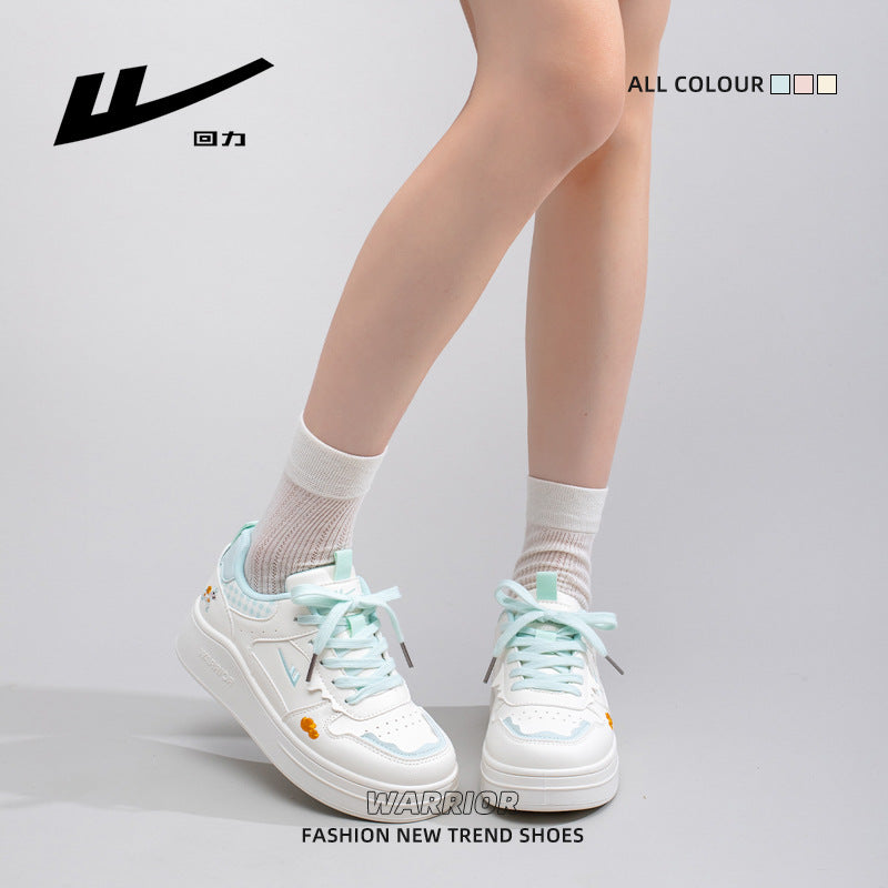 Warrior's Spring 2026 Spring 2026 Singles Femininos, Sapatos Coreanos Confortáveis e Modernos e Versáteis, Sapatos Casuais de Estilo Premier de Alta Aparência