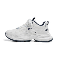 Os novos sapatos confortáveis de primavera com sola grossa, sapatilhas simples de desporto ao ar livre, sapatos casuais em pele unissexo