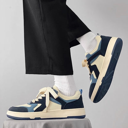 Sapatos de lona para homens, sapatos modernos versáteis e modernos de 2024, ténis de estudante respiráveis, sapatos de tecido primavera ao estilo coreano, sapatos casuais