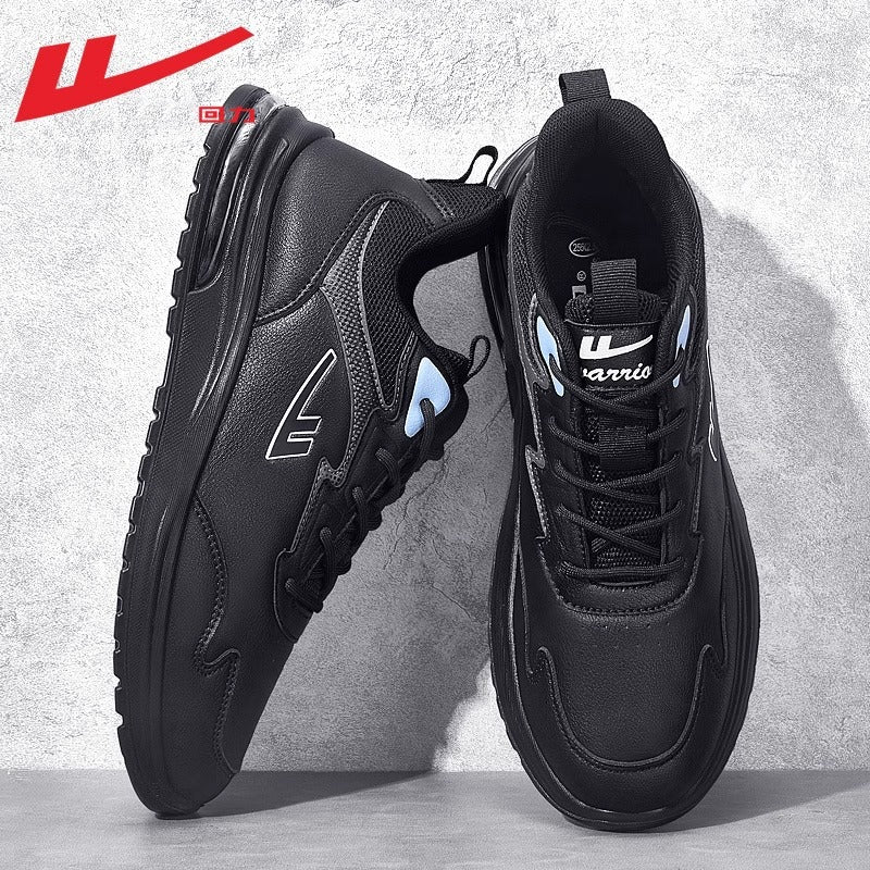 Warrior tem sapatilhas rasas de sola grossa, ténis simples, baixos e leves para deslocações, sapatos casuais casuais para homens