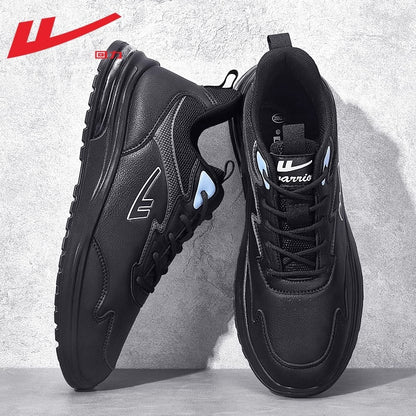 Warrior tem sapatilhas rasas de sola grossa, ténis simples, baixos e leves para deslocações, sapatos casuais casuais para homens