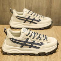 Primavera 2025 Novos Sapatos Desportivos Casual Casual Respiráveis, Sapatos A-Gan de corrida antiderrapantes e de sola grossa da moda