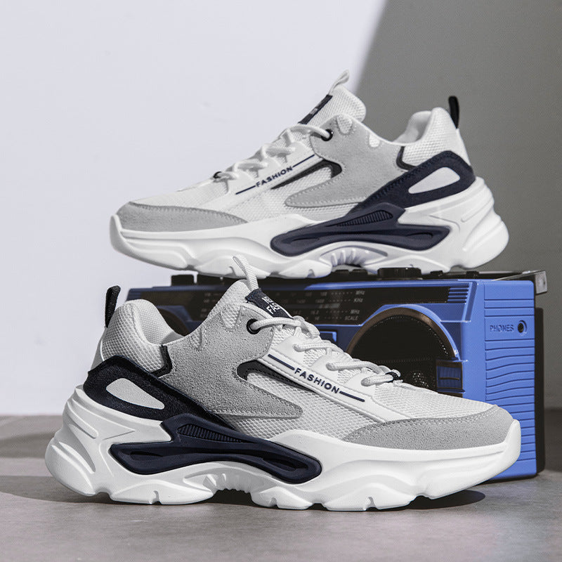 Sapatos de Homem 2024 Novos Ténis Desportivos de Corrida Juvenil Respiráveis de Verão Sapatilhas Casuais Antiderrapantes que Aumentam a Altura Ténis da Moda