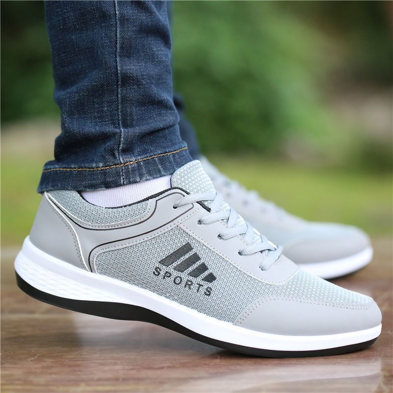Sapatos de Rede Masculino: Sapatos Casuais Respiráveis e Resistentes a Odores, Sapatos Novos Versáteis Masculinos, Sapatos Desportivos Masculinos Modernos em Malha, Ténis Masculinos