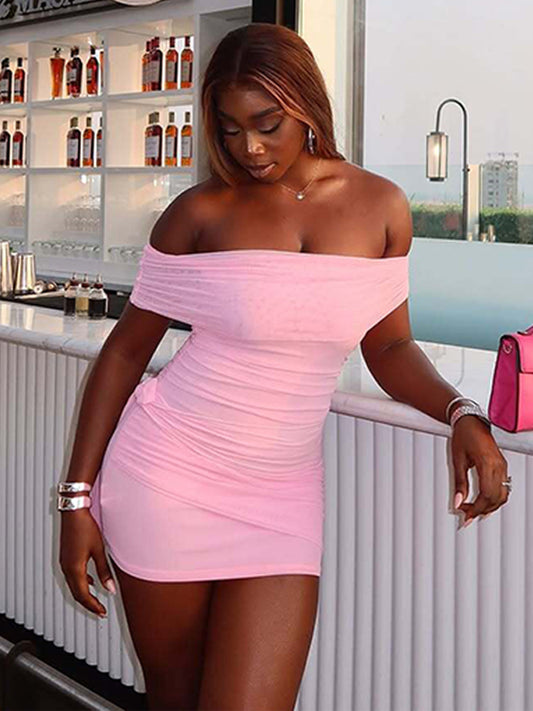 Vestido de fita curta fino, justo, de fita para mulher, de moda para mula, na moda transfronteiriça