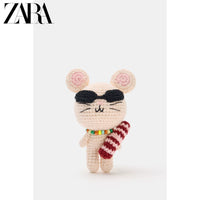Bolsa feminina ZARA 2026 Verão com pingente de rato e porta-chaves 6688710 604