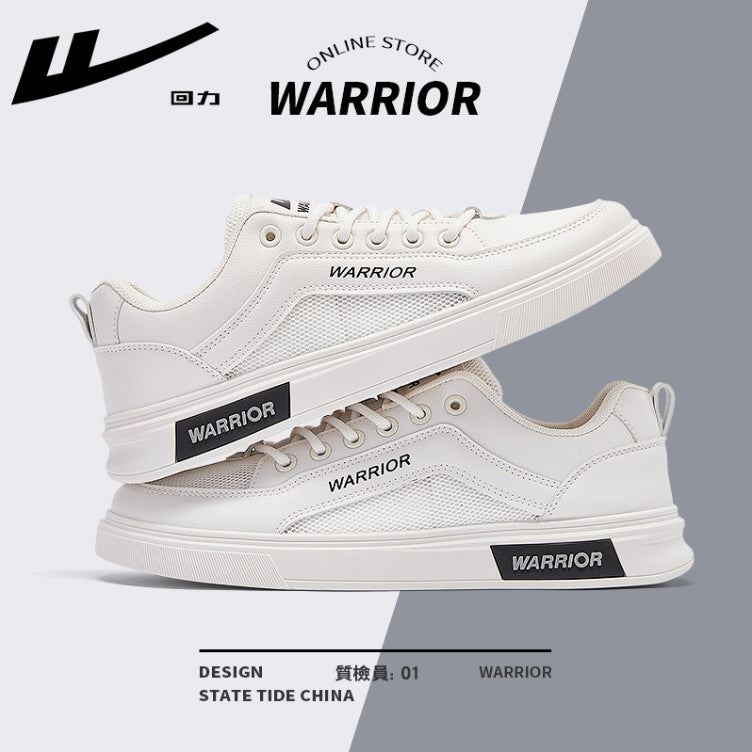 Sapatos casuais confortáveis de sola grossa para homem Warrior, novos ténis de moda de rede de verão com rede respirável, ténis versáteis e modernos