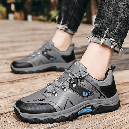 Sapatos masculinos de verão 2025 nova proteção para o trabalho de trabalho sapatilhas de caminhada, impermeáveis, antiderrapantes, resistentes ao uso, sapatos casuais para trabalho ao ar livre para homens