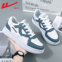 Warrior casual e versáteis sapatilhas de sola grossa com sentido de design, sapatos baixos e de alto valor, sapatos desportivos masculinos de moda outdoor