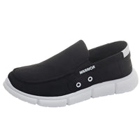 Sapatos de lona leves e confortáveis para pessoas de meia-idade e idosos, sapatos simples e respiráveis, sapatos preguiçosos, versáteis, fáceis de levar e de levar casuais de sola grossa