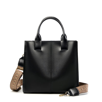 Malas Femininas Tote, Novas Malas Cruzadas Primavera/Verão 2026, Mala de Ombro Único com balde de grande capacidade, Mala Feminina em Pele Genuína