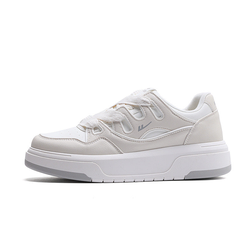 Sapatos modernos e modernos de plataforma simples, sapatos masculinos confortáveis de estilo universitário, ténis casuais casuais casuais de elevado valor estético e que aumentam a altura