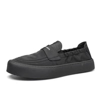 Sapatos de tecido masculinos, mocassins respiráveis de um pé, sapatos de condução com sola macia do verão 2025, sapatos casuais masculinos