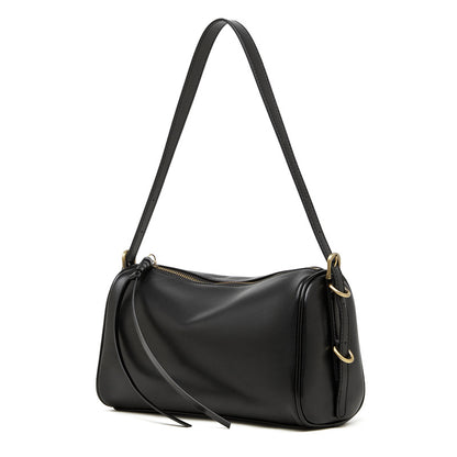 Bolsas de pele curtida vegetal para mulher, novas bolsas tote cruzadas para primavera/verão 2026, malas femininas em pele genuína de grande capacidade, bolsas de almofada de ombro simples