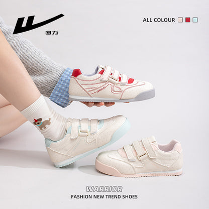 Os novos sapatos de treino morais, confortáveis e versáteis da Warrior, sapatos simples femininos com blocos de cor e design de alto valor, sapatos casuais simples e modernos