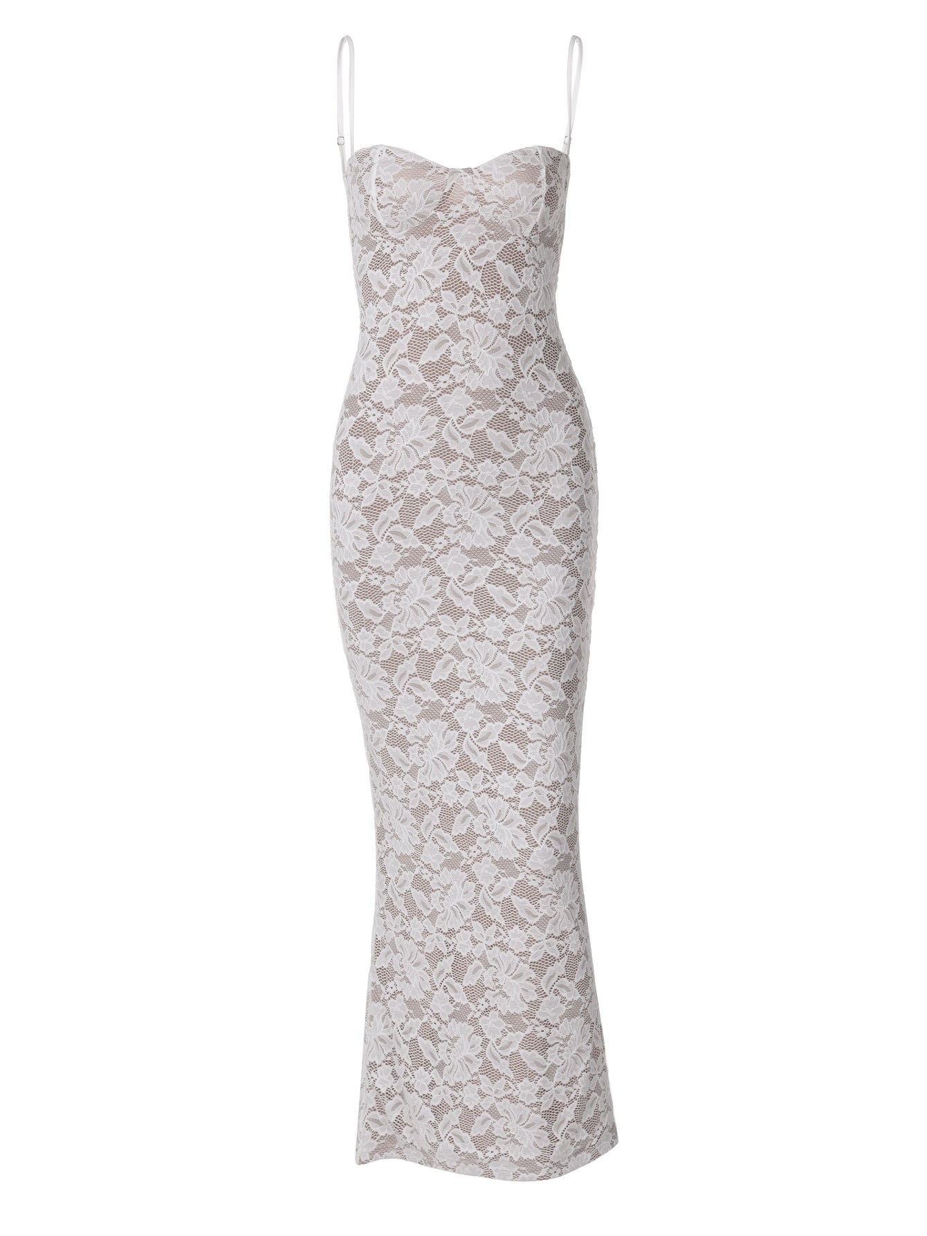 Moda feminina europeia e americana 2026, vestido sexy de renda em renda, com costas nuas, vestido slim slim slipwork para mulheres