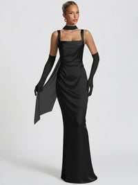 Vestido camisola feminina, de moda ultrafronteiriça e sexy de estilo socialite sexy, elegante e à venda