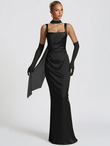 Vestido camisola feminina, de moda ultrafronteiriça e sexy de estilo socialite sexy, elegante e à venda