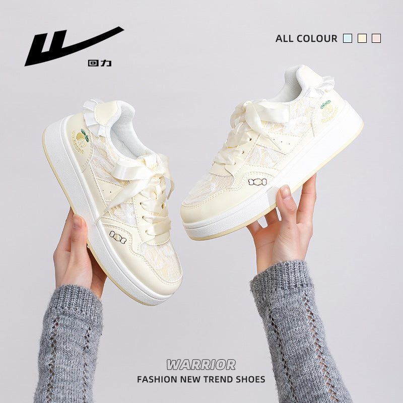 Os novos sapatos versáteis de blocos de cor da Warrior, design confortável para mulheres solteiras, alta atratividade e sapatos casuais energéticos ao estilo coreano