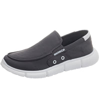 Sapatos de lona leves e confortáveis para pessoas de meia-idade e idosos, sapatos simples e respiráveis, sapatos preguiçosos, versáteis, fáceis de levar e de levar casuais de sola grossa