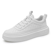 Sapatos Masculinos Xiaobai 2024 Novos Sapatos Casuais Respiráveis de Verão, Sapatos Brancos de Homem, Sapatos Desportivos Versáteis Modernos e Versáteis Antiderrapantes de Sola Grossa