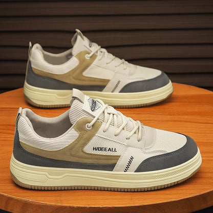 Sapatos masculinos: novos ténis desportivos casuais de 2024, sapatos masculinos versáteis e decotados e modernos de verão, estudantes