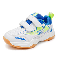 Novos ténis desportivos em pele, ténis de treino Warrior para rapazes e raparigas, sapatos casuais versáteis com velcro, sapatos leves com sola