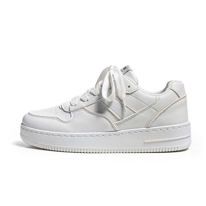 Primavera Masculina Nova Nicho Original Pele Respirável Sapatos Desportivos Casuais Brancos Na Moda