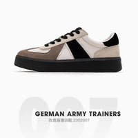 Sapatos de treino moral masculino, primavera/outono 2024 novos sapatos retro retro e versáteis, ténis desportivos casuais de sola grossa para homens que aumentam a altura