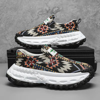 Sapatos masculinos: ténis de corrida de lona grossa com sola de verão, sapatos de pai com sola resistente ao desgaste para adolescentes