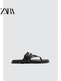 ZARA Coleção Primavera/Verão 2026 - Novos Sapatos Masculinos: Sandálias de dedo com fivela e múltiplas tiras - 2715720 800