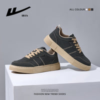 Sapatos de madeira de sola grossa de moda versáteis, Warrior para deslocações diárias, sapatos masculinos de trabalho, estilo minimalista, sapatos pretos confortáveis e de nicho