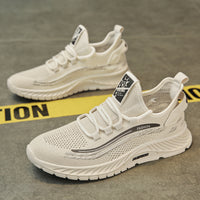Sapatos masculinos de coco, sapatos desportivos casuais de malha resistentes a odores de verão, sapatos leves de verão, respiráveis, finos de malha mosca e na moda