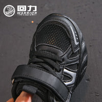 Sapatilhas desportivas pretas para rapazes, sapatilhas casuais cor-de-rosa cor-de-rosa em pele de outono, sapatos infantis guerreiro, sapatos para estudantes para idades dos 6 aos 12 anos