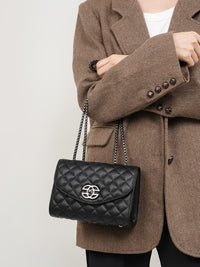 Malas femininas mais vendidas, estilo novo de nicho coreano, malas de corrente, couro genuíno de luxo leve de luxo cross-roll de gama alta para primavera/verão