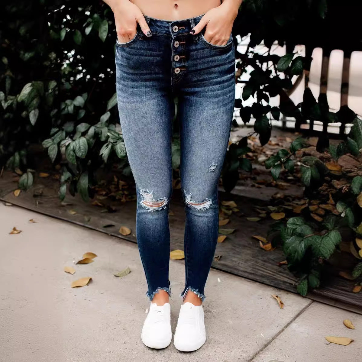 Venda direta de fábrica: jeans novos de verão de 2025, calças compridas confortáveis de cintura média para mulheres