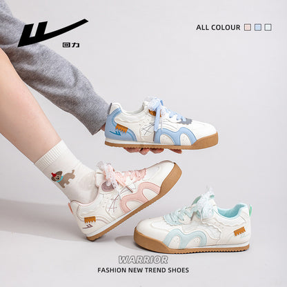 Warrior 2026 Novos Sapatos Casuais Femininos da Moda, Sapatos Simples Confortáveis e Orientados para o Design, Sapatos Desportivos de Alto Valor com Blocos de Cor