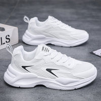 Sapatilhas masculinas de verão, Novas Sapatilhas Desportivas Respiráveis 2025, Sapatilhas Casuais de Rede Branca da Moda para Corrida Masculina Casual que Aumentam a Altura