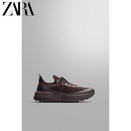 ZARA Coleção Primavera/Verão 2026 Nova Coleção Masculina de Esportes - Tênis de Corrida de Trilha Respiráveis 2396720 022