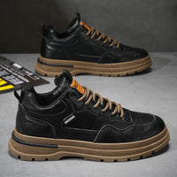 Botas Martin sapatos de primavera para homem, novos sapatos de trabalho impermeáveis e respiráveis, sapatos utilitários versáteis e modernos, sapatos casuais, sapatos de prancha para homens