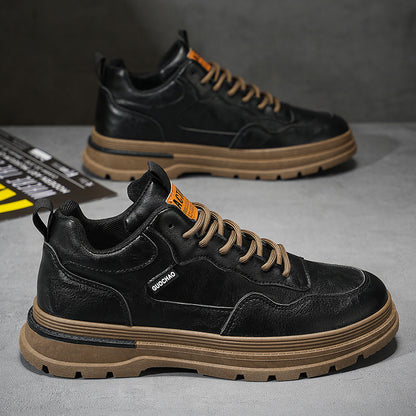 Botas Martin sapatos de primavera para homem, novos sapatos de trabalho impermeáveis e respiráveis, sapatos utilitários versáteis e modernos, sapatos casuais, sapatos de prancha para homens